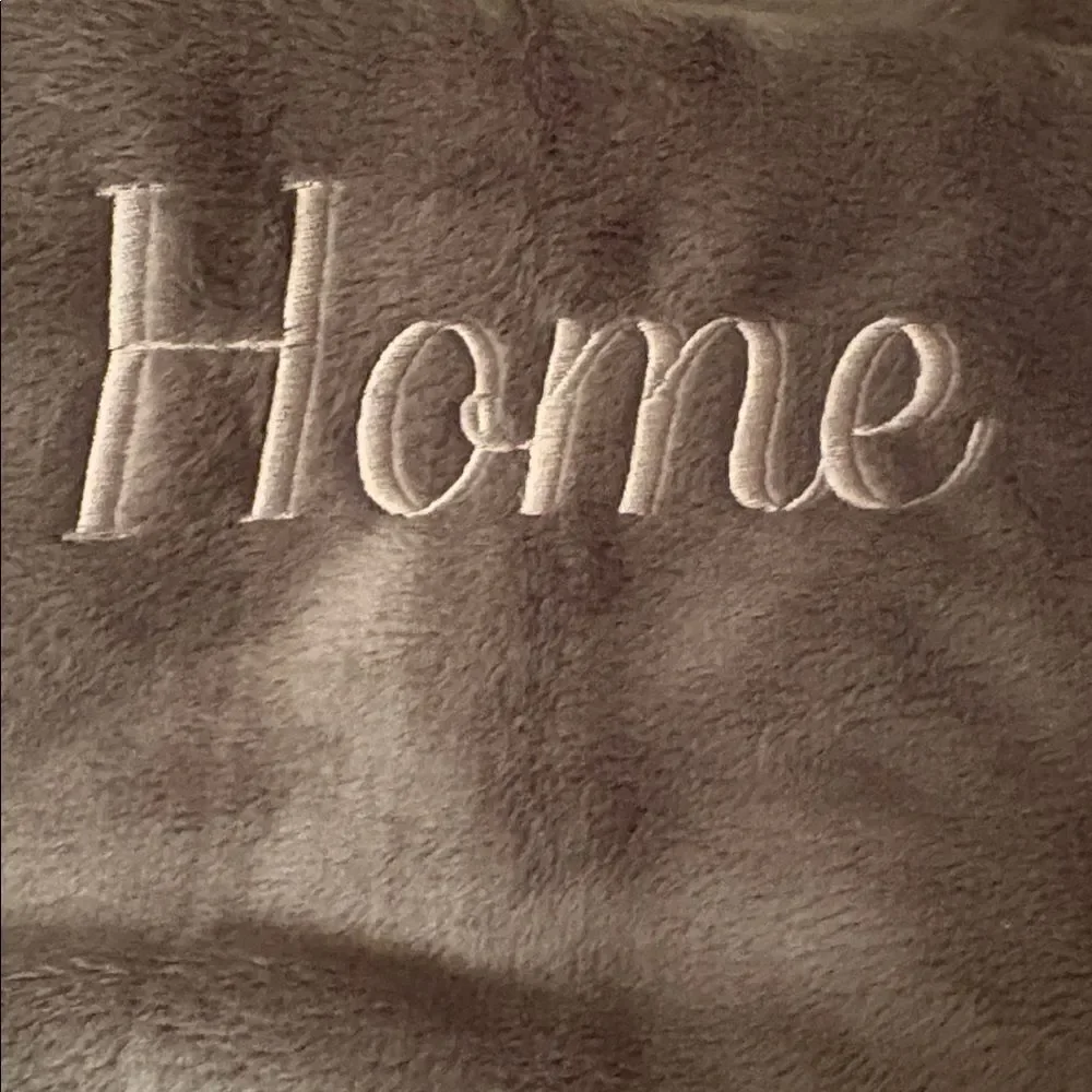 Land's End Delux Mink Sherpa Throw 50x70